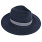 C.C Straw Panama Hat With Stripe Ribbon Band 100% Paper Straw