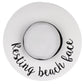 C.C Paper Brim Straw Hat With Lettering And Ribbon Band 100% Paper Straw