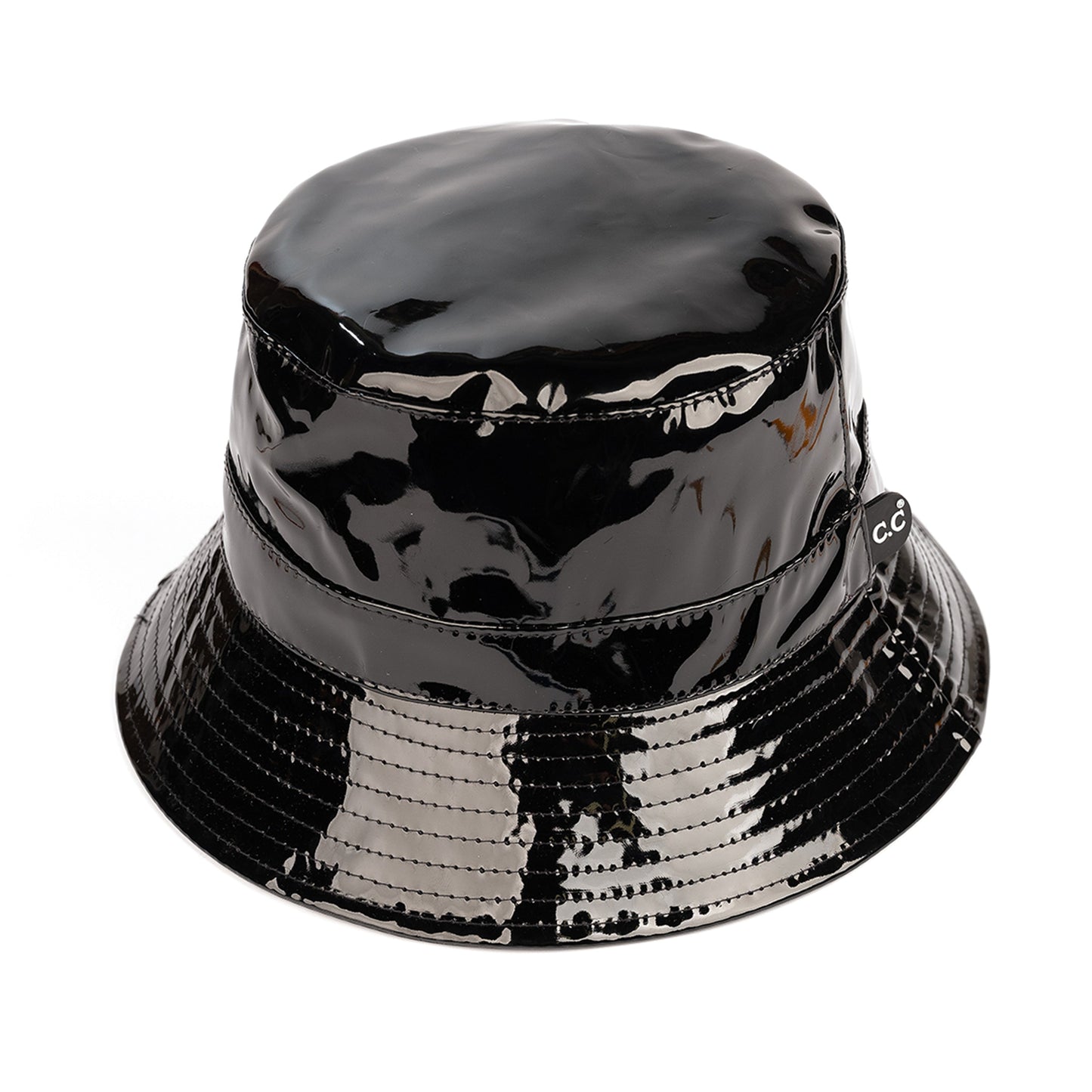 C.C Shiny Rain Bucket Hat 100% Pu