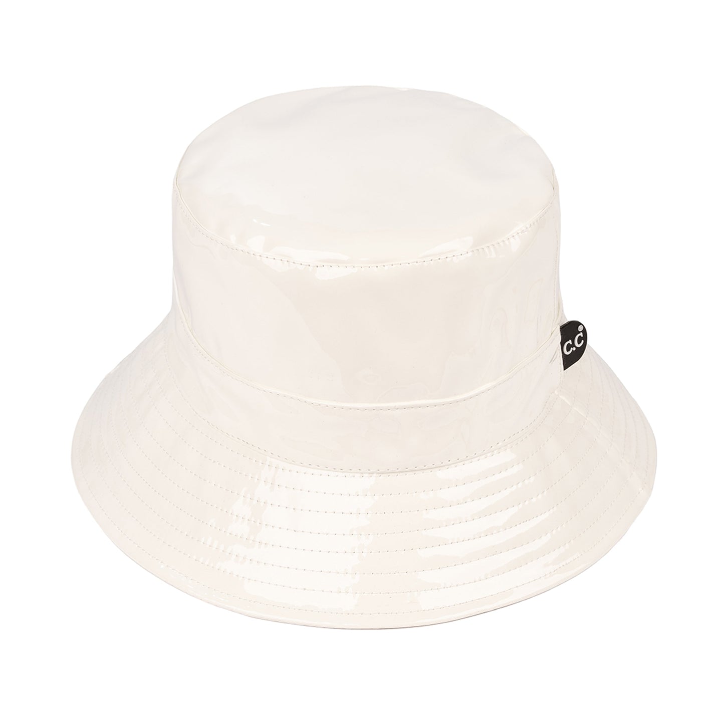 C.C Shiny Rain Bucket Hat 100% Pu