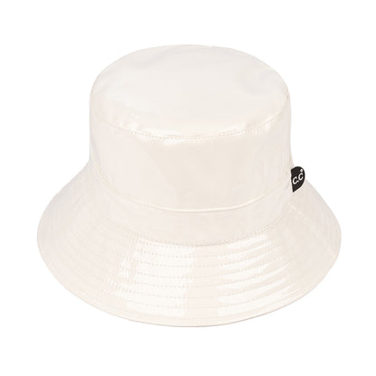C.C Shiny Rain Bucket Hat 100% Pu