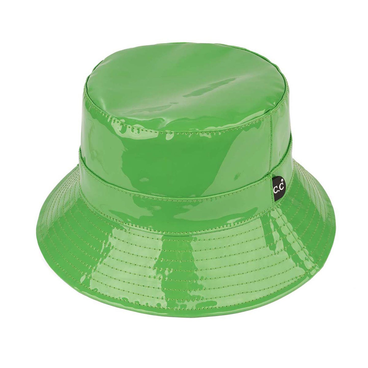 C.C Shiny Rain Bucket Hat 100% Pu