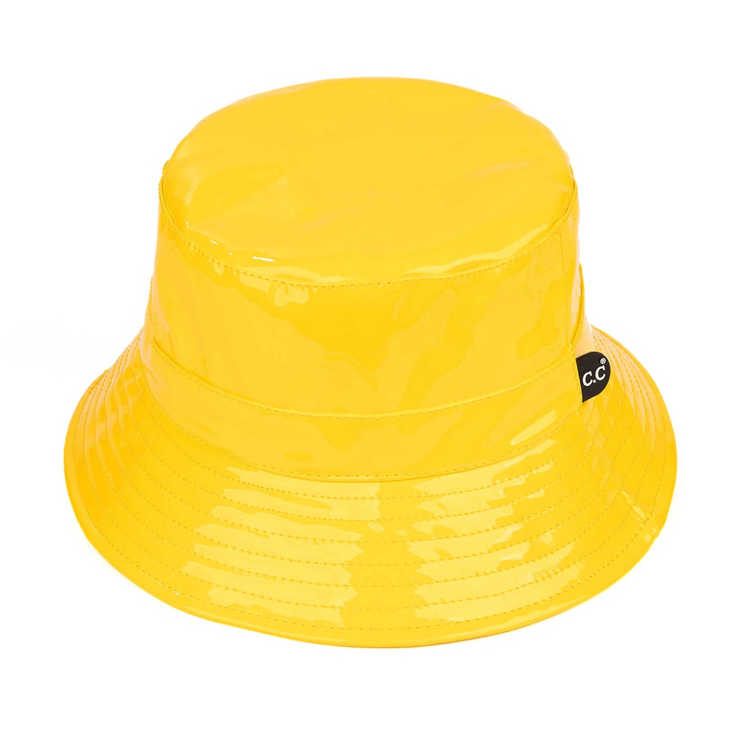 C.C Shiny Rain Bucket Hat 100% Pu