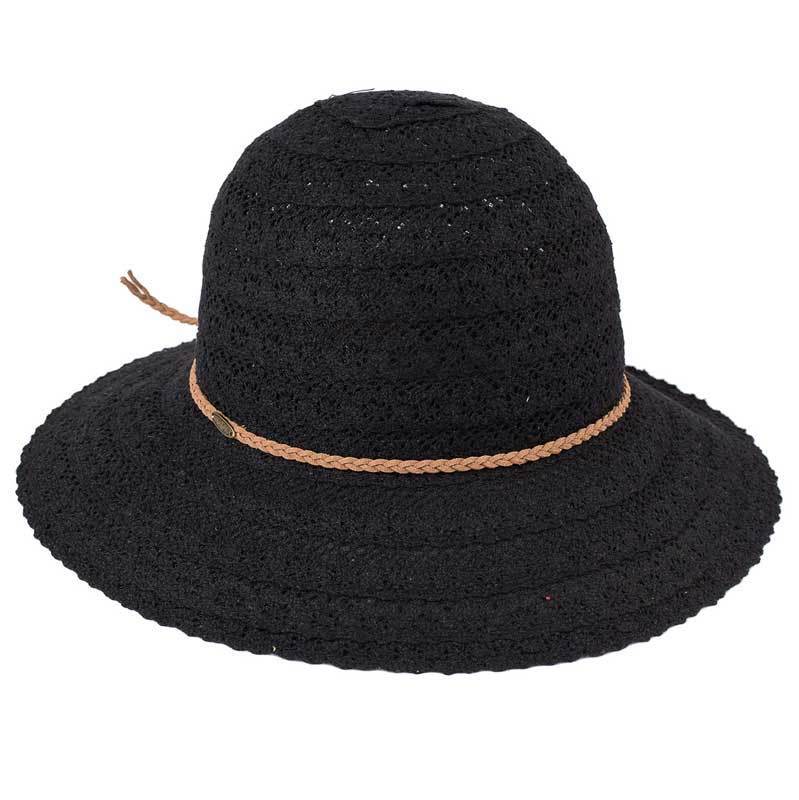 C.C Cotton Straw Brim Hat 100% Cotton