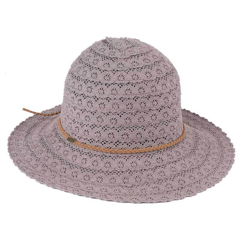 C.C Cotton Straw Brim Hat 100% Cotton
