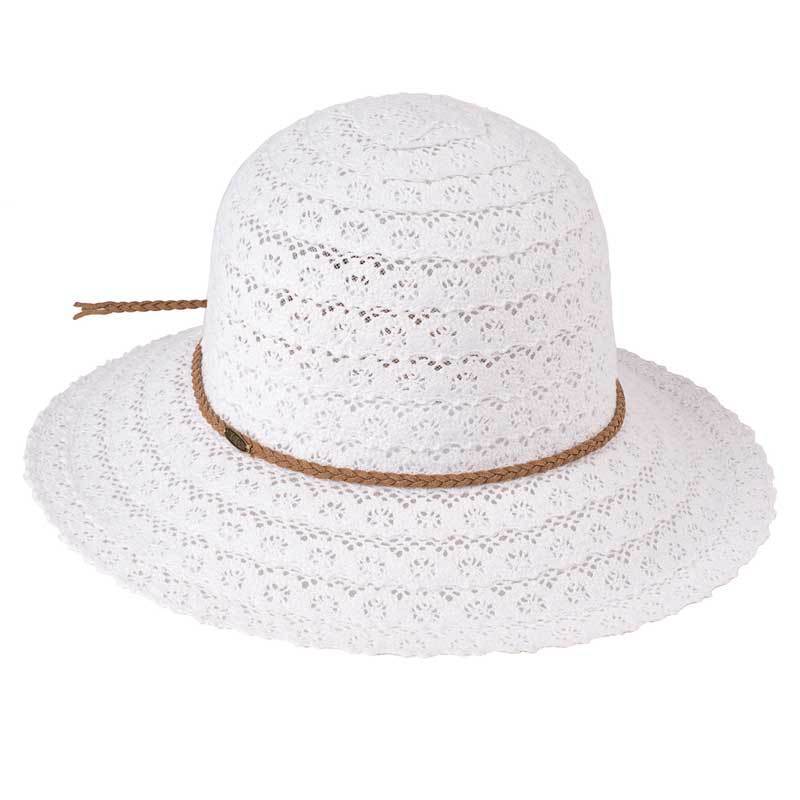 C.C Cotton Straw Brim Hat 100% Cotton