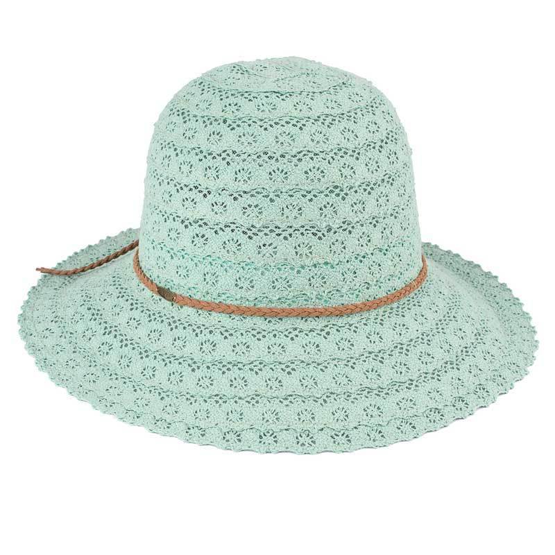 C.C Cotton Straw Brim Hat 100% Cotton