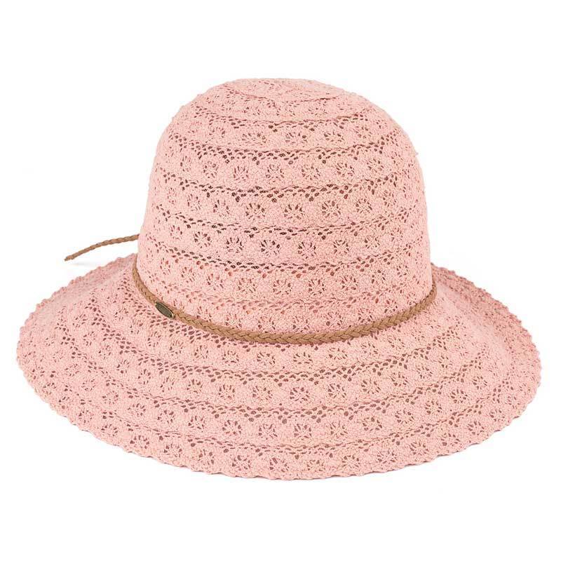 C.C Cotton Straw Brim Hat 100% Cotton