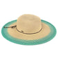 C.C Ombre Brim Hat 80% Paper Straw 20% Polyester