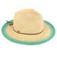 C.C Ombre Panama Hat 80% Paper Straw 20% Polyester