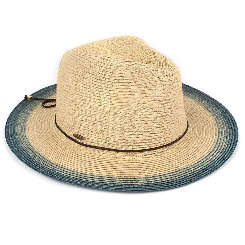 C.C Ombre Panama Hat 80% Paper Straw 20% Polyester