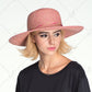 C.C Multi Color Straw Brim Hat 80% Paper Straw 20% Polyester