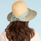 C.C Multi Heather Paper Opened Back Sun Hat Crown: Raffia Brim: Paper