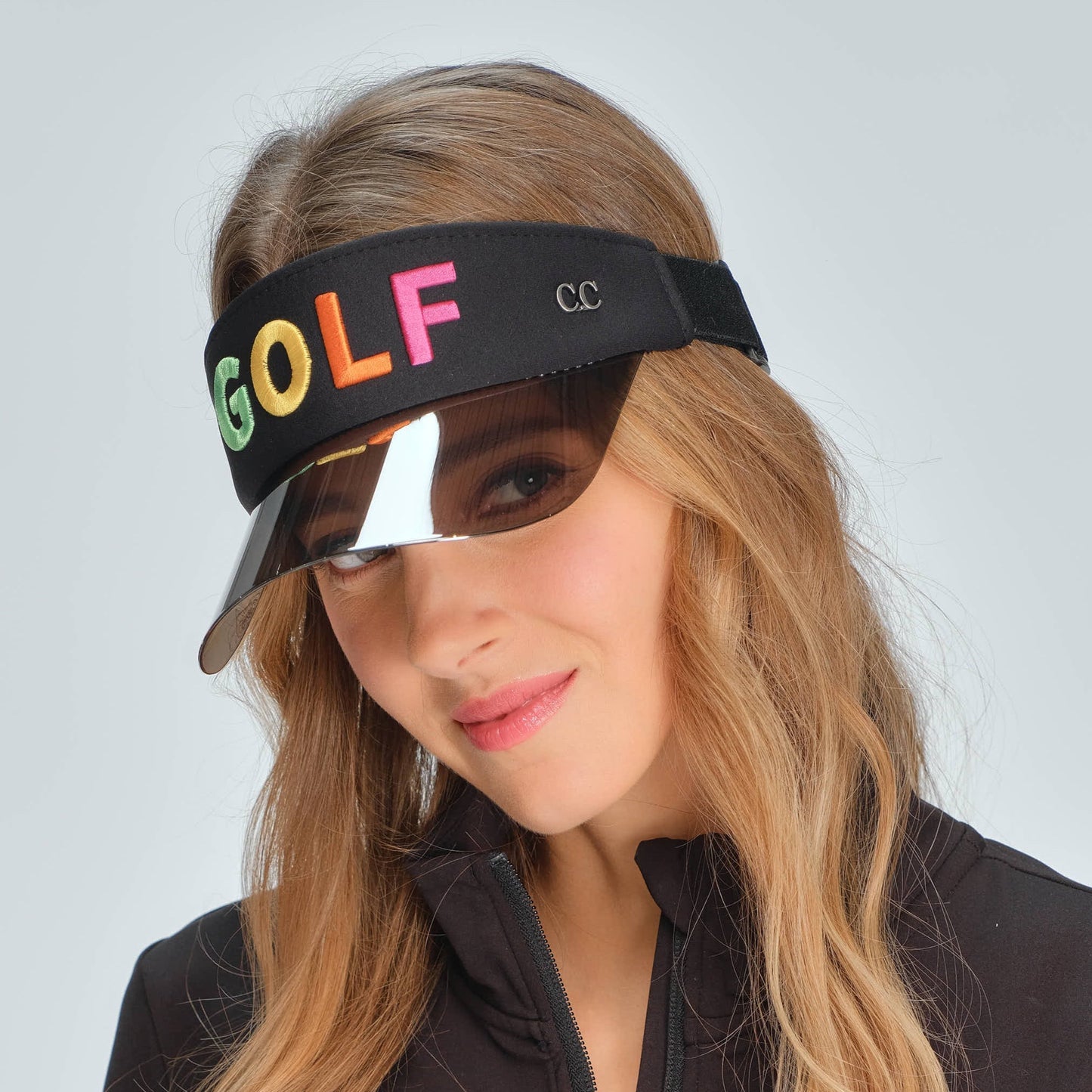 C.C Sun Visor "Golf" Embroidery
