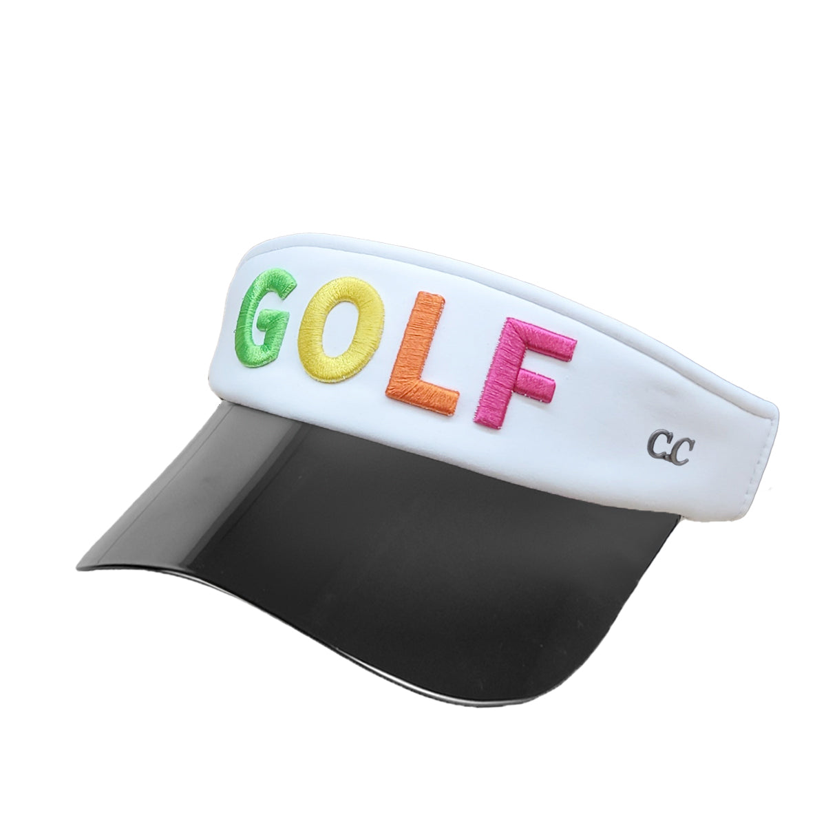 C.C Sun Visor "Golf" Embroidery