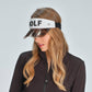 C.C Sun Visor "Golf" Embroidery