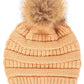 Sand Stay warm and cozy with this classic C.C Pom Pom Knit Beanie, crafted from 100% soft acrylic for all-day comfort. The ribbed knit design adds texture and durability, while the signature pom pom on top brings a playful touch to any winter outfit. One size fits most, making it the perfect accessory for everyone. Ideal for cold weather adventures or casual everyday wear.