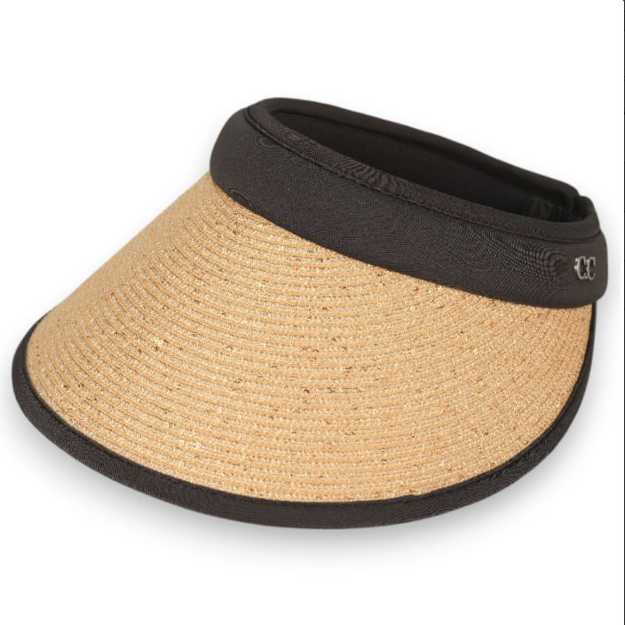 C.C Sequin Visor With Adjustable Band
