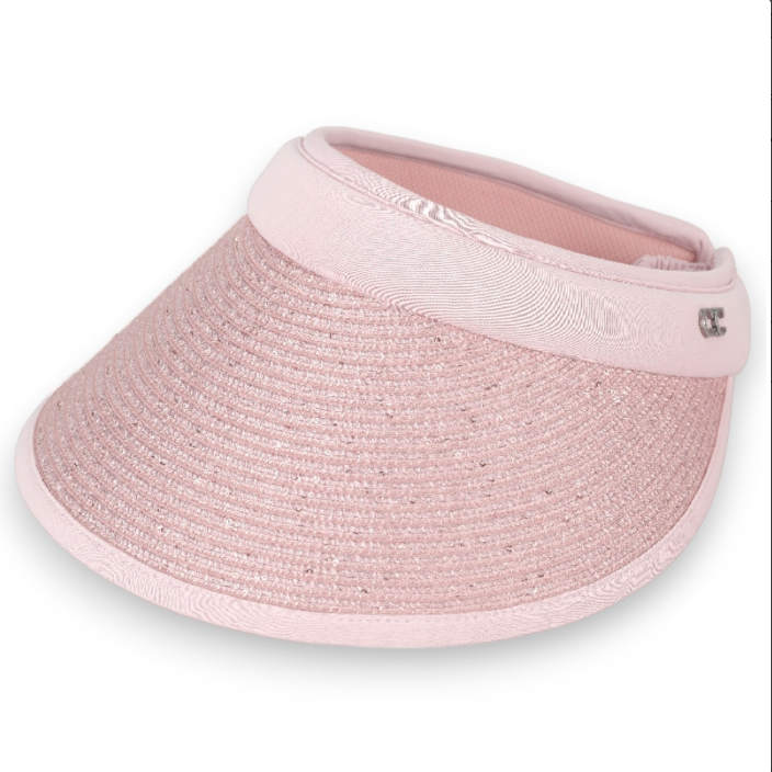 C.C Sequin Visor With Adjustable Band