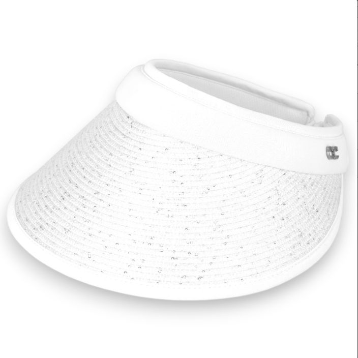 C.C Sequin Visor With Adjustable Band