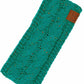 Sea Green Cozy up with the C.C Chunky Knit Confetti Sherpa Lined Headband, the perfect blend of warmth and style. Crafted from 100% acrylic, this headband features a chunky knit exterior with a soft sherpa lining for maximum comfort against your skin. The playful confetti pattern adds a fun pop of color to any winter outfit. One size fits most, making it an easy grab-and-go accessory for chilly days. Whether you're heading out for a quick errand or settling in for the season, this headband keeps you warm wi