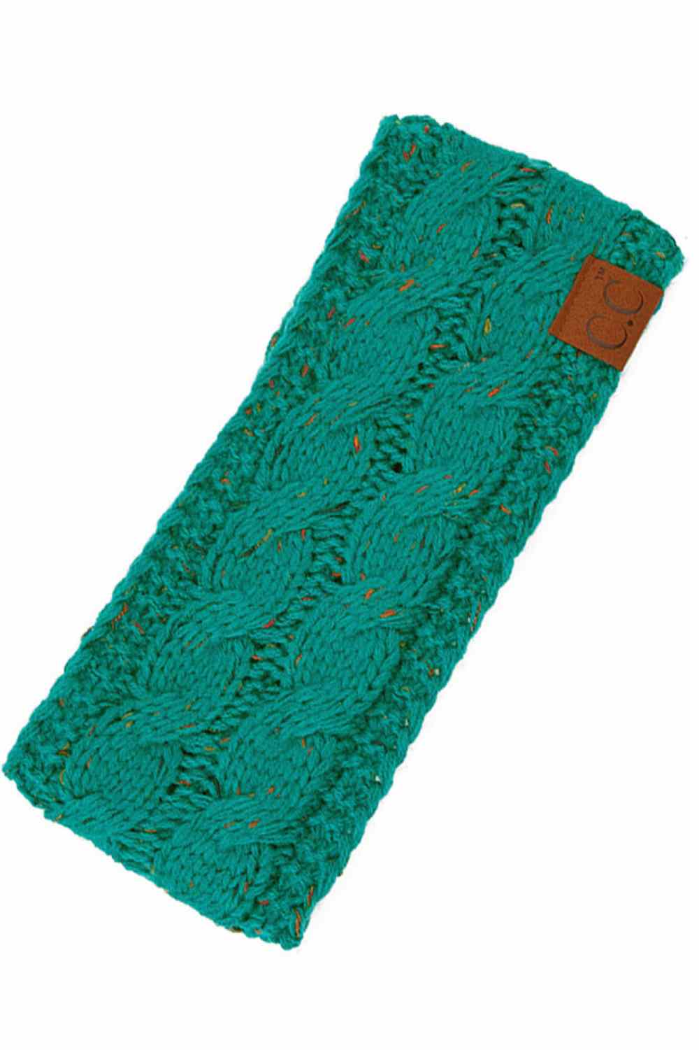 Sea Green Cozy up with the C.C Chunky Knit Confetti Sherpa Lined Headband, the perfect blend of warmth and style. Crafted from 100% acrylic, this headband features a chunky knit exterior with a soft sherpa lining for maximum comfort against your skin. The playful confetti pattern adds a fun pop of color to any winter outfit. One size fits most, making it an easy grab-and-go accessory for chilly days. Whether you're heading out for a quick errand or settling in for the season, this headband keeps you warm wi