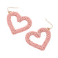 Seed Beaded Open Heart Dangle Earrings are handcrafted with delicate beads, forming an open heart that dangles elegantly. The intricate design adds a touch of romance to any outfit. These earrings are versatile and can be worn for any occasion, perfect for any fashion-forward individual. 