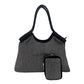Silver 2Pcs Bling Shoulder Bag and Mini Pouch Bag Set, this shoulder bag and mini pouch bag set is versatile enough for wearing through the week, simple and leisurely, elegant and fashionable, suitable for women of all ages, and ultra-lightweight to carry around all day. The interior has enough capacity for keys, phones, cards, sunglasses, purses, lipsticks, books, and water bottles. This bling shoulder bag and mini pouch bag set can hold up all your daily necessities.