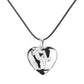 Silver Aquarius - Zodiac Heart Layered Pendant Necklace is a beautifully crafted piece that showcases your unique zodiac sign stylishly and elegantly. The layered design adds depth and dimension to your look, while the delicate pendant features intricate details that highlight your Aquarius traits. A must-have accessory for any astrology enthusiast. 