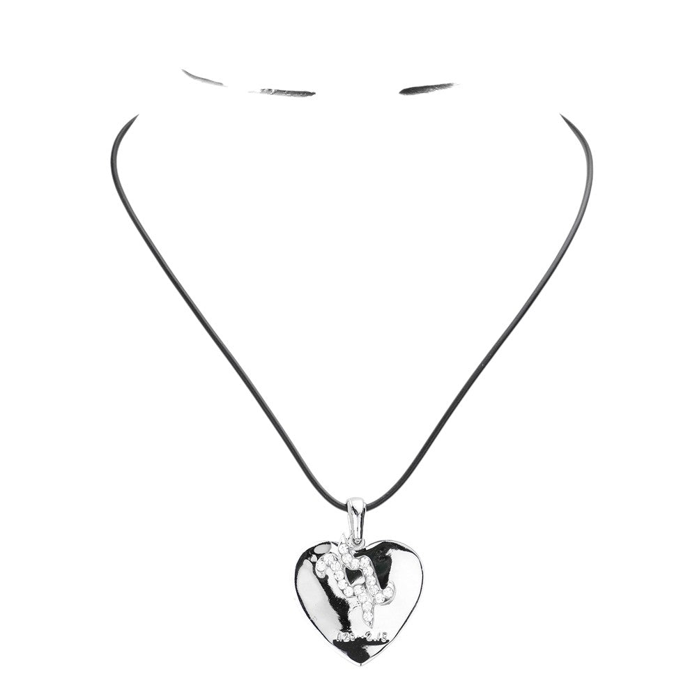 Silver Aquarius - Zodiac Heart Layered Pendant Necklace is a beautifully crafted piece that showcases your unique zodiac sign stylishly and elegantly. The layered design adds depth and dimension to your look, while the delicate pendant features intricate details that highlight your Aquarius traits. A must-have accessory for any astrology enthusiast. 
