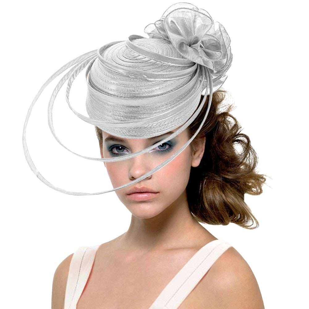 Silver Fabric Pointed Elastic String Dressy Hat, is an elegant and high fashion accessory for your modern couture. Unique and elegant hats, family, friends, and guests are guaranteed to be astonished by this elastic string dressy hat. The fascinator hat with exquisite workmanship is soft, lightweight, skin-friendly, and very comfortable to wear. The trendy and stunning style adds a touch of ethereal fairytale sparkle to your, which makes you more charming in the crowd.