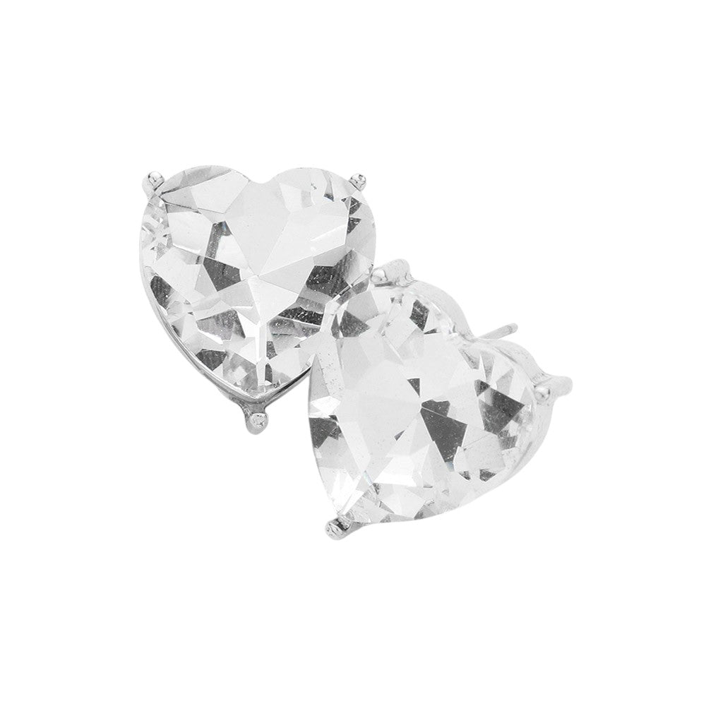 Silver Heart Stone Evening Stud Earrings are the perfect accessory for any evening occasion. Crafted with precision and adorned with a heart-shaped stone, they exude sophistication and style. Made with quality materials, these earrings are a timeless addition to any jewelry collection. Elevate your look and make a statement with these stunning earrings.
