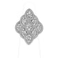 Rhinestone Embellished Petal Stretch Ring