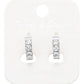 Silver Square CZ Stone Paved Stainless Steel Huggie Hoop Earrings offer a stylish and sophisticated look. The square CZ stones add a touch of elegance, while the stainless steel material provides durability and hypoallergenic properties. Perfect for any occasion, these earrings are a must-have for any jewelry collection.