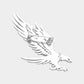Silver Stainless Steel Cutout Eagle Pin Brooch features a sleek and durable design. Crafted from high-quality stainless steel, it offers an elegant and long-lasting accessory for any outfit. The cutout eagle design adds a touch of sophistication and showcases your passion for nature and wildlife. Elevate your style with this versatile and statement-making piece.