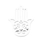 Silver Stainless Steel Cutout Hamsa Hand Pin Brooch is a beautiful and durable accessory, perfect for adding a touch of elegance to any outfit. Made of high-quality stainless steel, it features a delicate and intricate cutout design that showcases the symbolic Hamsa hand. With its superior material and craftsmanship, this brooch is sure to become a staple piece in your collection.