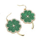 St Patrick's Day Stone Shamrock Clover Dangle Earrings are a festive addition to any outfit. Featuring a charming shamrock design with a touch of sparkle, these earrings are perfect for celebrating the holiday in style. Made with high-quality materials, they are durable and comfortable to wear. 