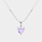 Stainless Steel CZ Heart Pendant Necklace adds a touch of sparkle and style to any outfit. Made from high-quality stainless steel, it resists tarnishing and fading. The CZ heart pendant adds a touch of glamour, making it a perfect accessory for any occasion.