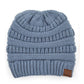 Steel Blue Criss-Cross Knit C.C Beanie blends stylish design with practical warmth. Crafted with a unique criss-cross knit pattern, it provides enhanced insulation and a comfortable fit. Ideal for cold weather, this beanie offers both functionality and a sophisticated look for everyday wear. Durable and easy to care for, it’s an excellent accessory for layering during chilly seasons.