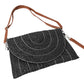 Stitch Detailed Straw Crossbody Bag is a must-have for any fashion-forward individual. The intricate stitching adds a unique touch to the classic straw material. With its convenient crossbody design, this bag is perfect for hands-free carrying and the perfect accessory for any summertime outfit. 