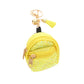 Yellow Studded Backpack Bag Tassel Bag Charm adds a touch of edginess to your look. The tassel adds a playful accent, while the sturdy design keeps your bag secure. Made with high-quality materials, this charm is perfect for on-the-go style.