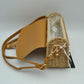 Woven Shoulder Bag with Adjustable Strap and Flap Closure - Shoulder Bag