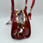 Dome Top-Handle Handbag with Detachable Shoulder Strap - Hand Bag