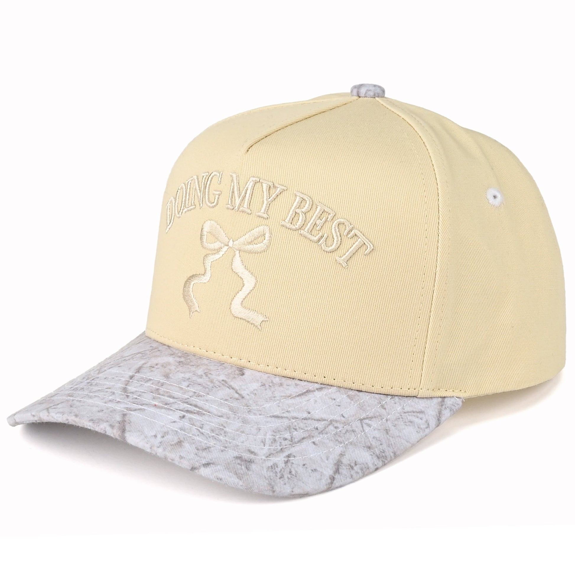 C.C Doing My Best Trucker - White Camo - Trucker Hats