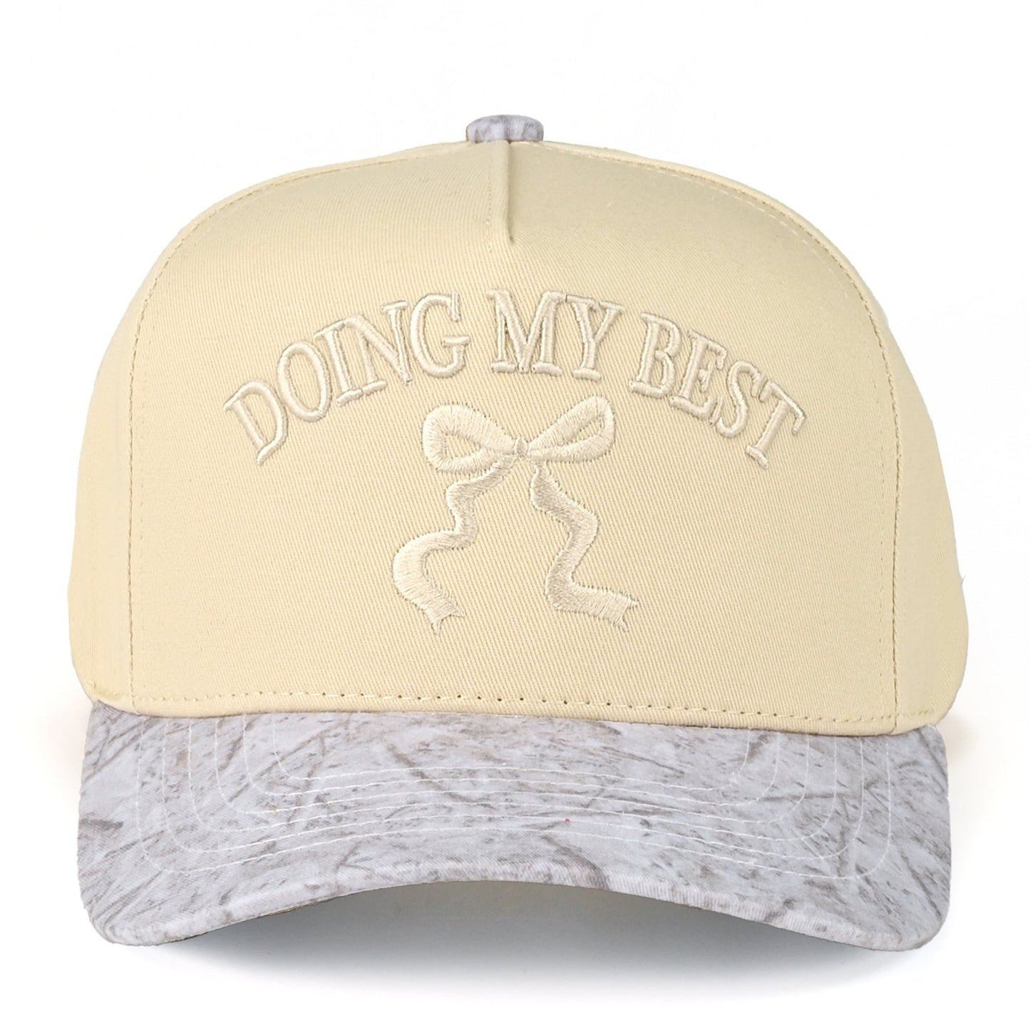 C.C Doing My Best Trucker - White Camo - Trucker Hats