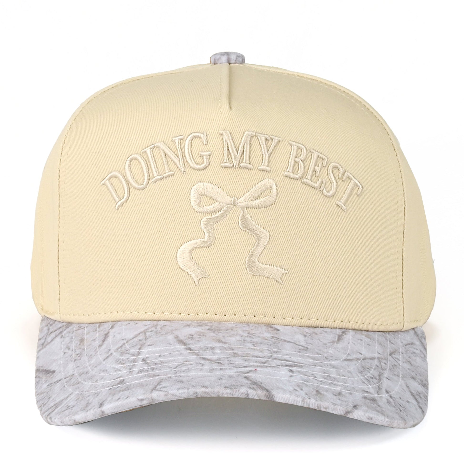 C.C Doing My Best Trucker - White Camo - Trucker Hats