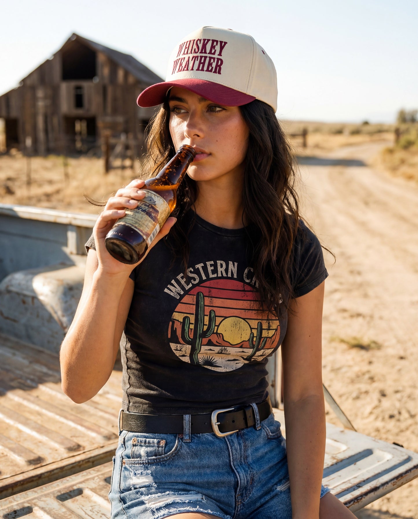 C.C Whiskey Weather Trucker Hat - Trucker Hats