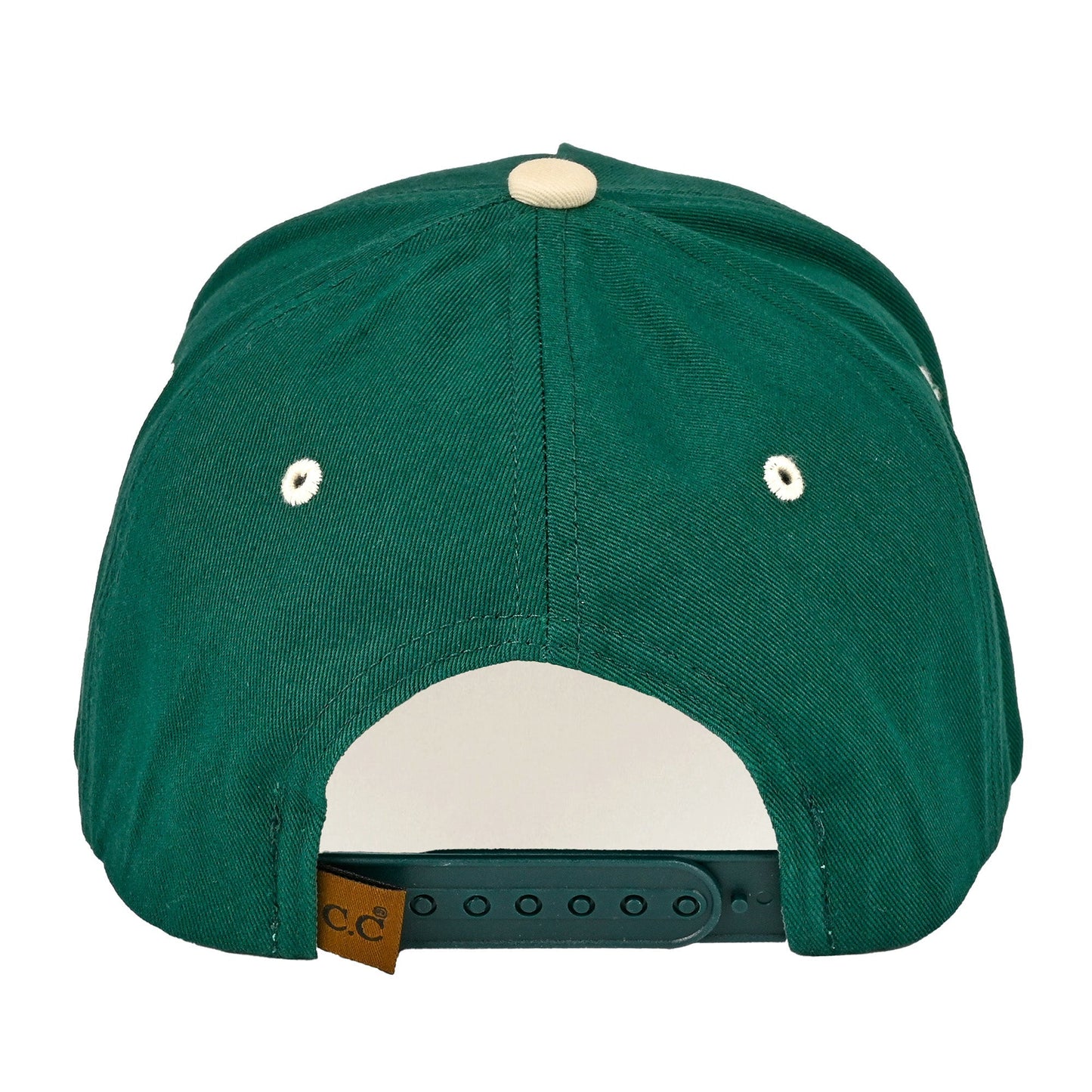 C.C Here To Paddy Trucker Hat - Cream/Dk. Green - Trucker Hats