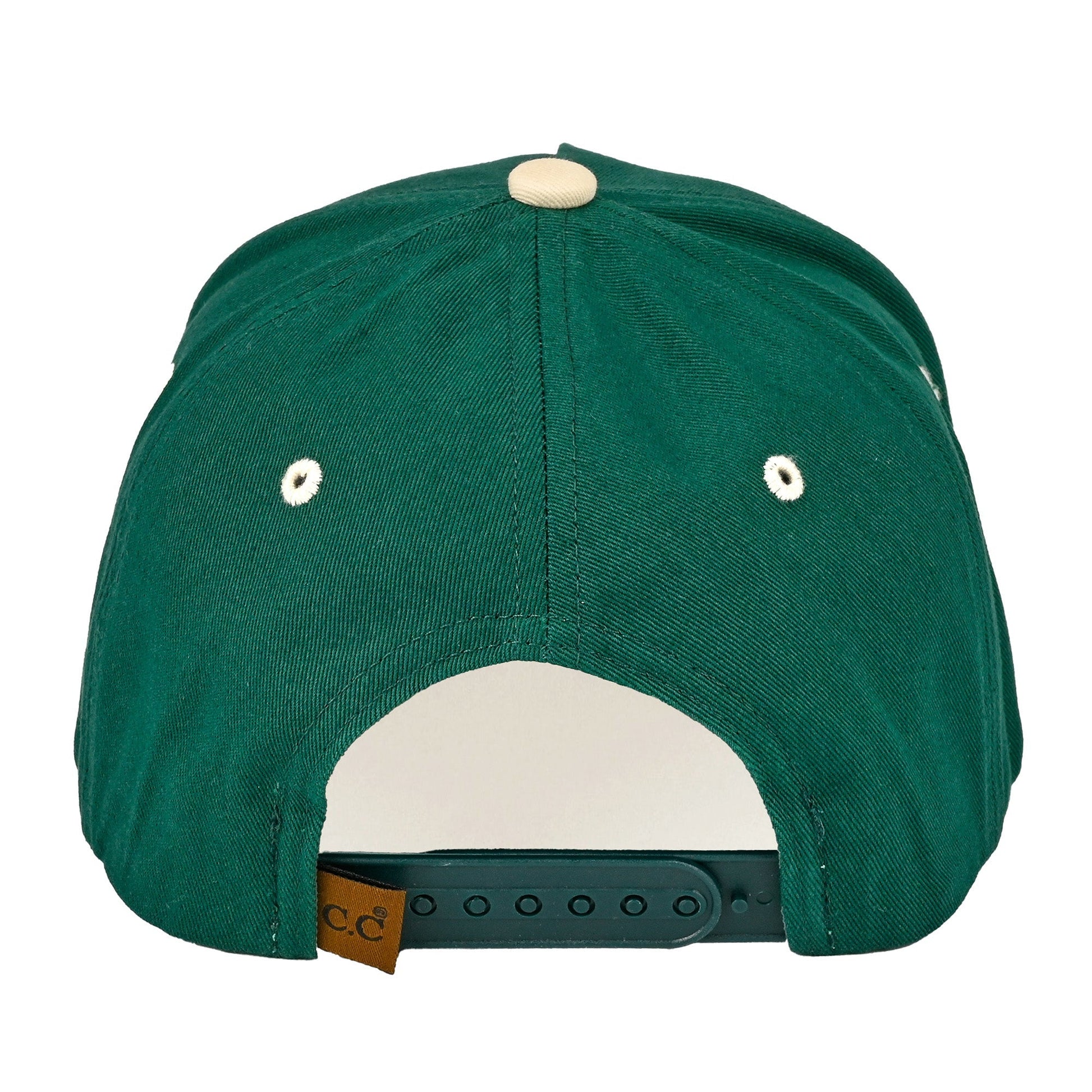 C.C Here To Paddy Trucker Hat - Cream/Dk. Green - Trucker Hats