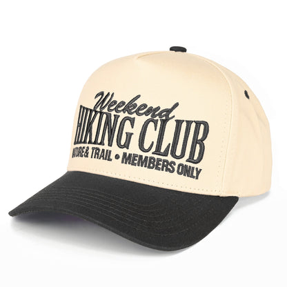 C.C Weekend Hiking Club Trucker Hat - Black - Trucker Hats